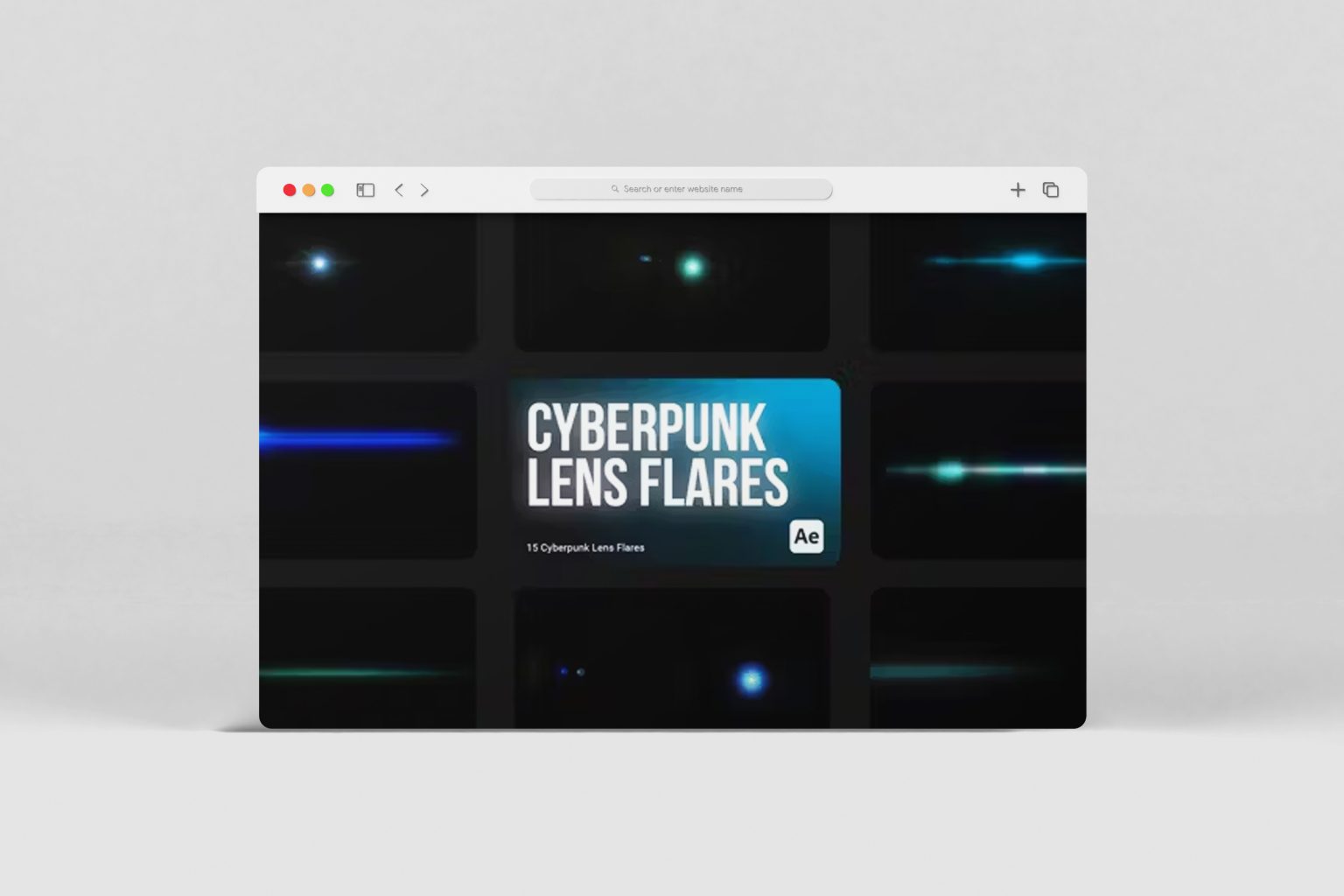 Cyberpunk HUD Lens Flares for After Effects Editor Nghiệp Dư